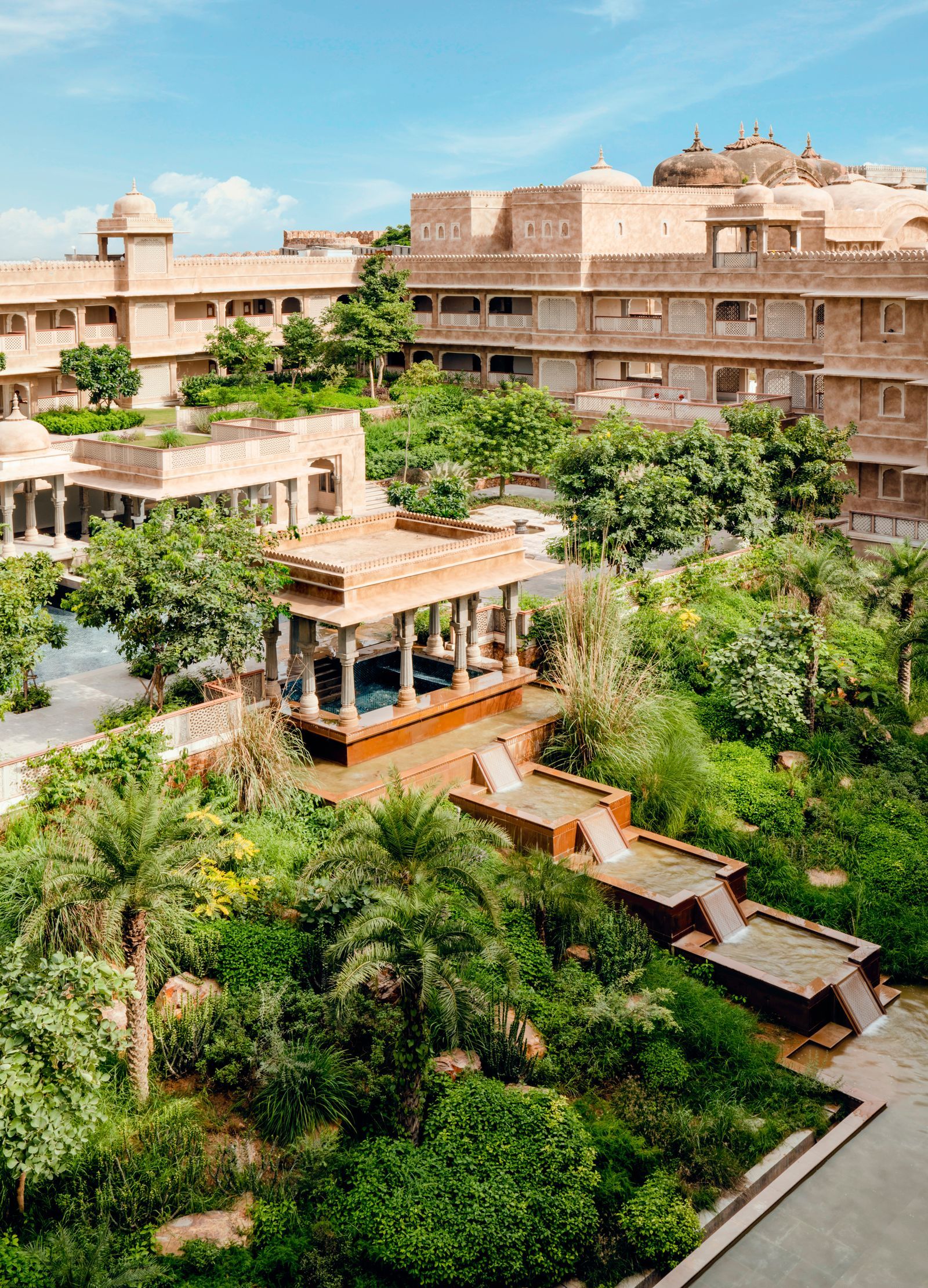 The heritage architecture of Six Senses Fort Barwara in Rajasthan